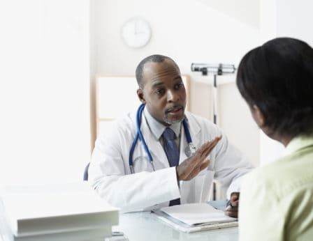 Doctor Guiding Patient